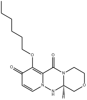 (12aR)-7-(hexiloxi)-3,4,12,12a-tetrahidro-1H-[1,4]Oxazino[3,4-c]pirido[2,1-f][1,2,4] triazina-6,8-diona