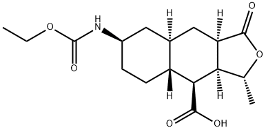 (1R,3aR,4aR,8aR,9S,9aR)-1-metil-3-oxodecahidro-3H-espiro[nafto[2,3-c]furan-6,2'-[1,3]dioxolano]-9 -ácido carboxílico