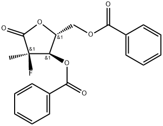 Benzoato de ((2R,3R,4R)-3-(benzoiloxi)-4-fluoro-4-metil-5-oxotetrahidrofuran-2-il)metil