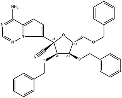 (2R,3R,4R,5R)-2-(4-aminopirrolo[2,1-f][1,2,4]triazin-7-il)-3,4-bis(benziloxi)-5-(( benziloxi)metil)tetrahidrofuran-2-carbonitrila