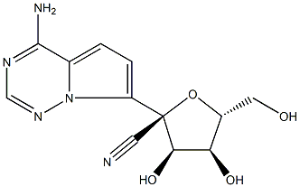 (2R,3R,4S,5R)-2-(4-aminopirrolo[2,1-f][1,2,4]triazin-7-il)-3,4-di-hidroxi-5-(hidroximetil)tetrahidrofuran- 2-carbonitrila