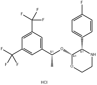 Cloridrato de (2R,3S)-2-[(1R)-1-[3,5-Bis(trifluorometil)fenil]etoxi]-3-(4-fluorofenil)morfolina