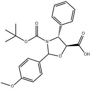 Ácido (2R,4R,5S)-3-(terc-butoxicarbonil)-2-(4-metoxifenil)-4-feniloxazolidina-5-carboxílico