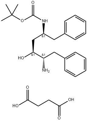Succinato de (2S,3S,5S)-5-tert-Butiloxicarbonilamino-2-amino-3-hidroxi-1,6-difenilhexano