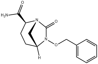 (2S,5R)-6-(benziloxi)-7-oxo-1,6-diazabiciclo[3.2.1]octano-2-carboxamida