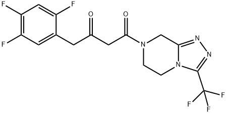 (2Z)-4-Oxo-4-[3-(trifluorometil)-5,6-di-hidro-[1,2,4]triazolo[4,3-a]pirazina-7(8H)-il]-1- (2,4,5-trifluorofenil)butan-2-ona