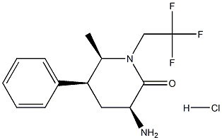 Cloridrato de (3S,5S,6R)-3-amino-6-metil-5-fenil-1-(2,2,2-trifluoroetil)piperidin-2-ona