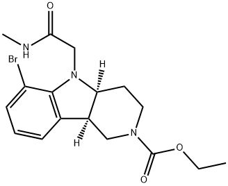 (4aS,9bR)-Etil 6-bromo-5-(2-(metilamino)-2-oxoetil)-3,4,4a,5-tetrahidro-1H-pirido[4,3-b]indole-2(9bH )-carboxilato