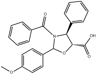 Ácido (4S,5R)-3-Benzoil-2-(4-metoxifenil)-4-fenil-5-oxazolidinocarboxílico