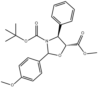 (4S,5R)-3-terc-butoxicarboni-2-(4-anisil)-4-fenil-5-oxazolidinocarboxilato