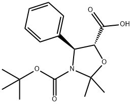 Ácido (4S,5R)-3-(terc-Butoxicarbonil)-2,2-dimetil-4-feniloxazolidina-5-carboxílico