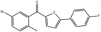 (5-broMo-2-Metilfenil)(5-(4-fluorofenil)tiofen-2-il)Metanona