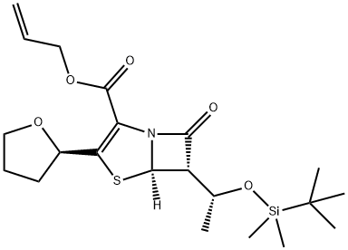 (5R,6S)-6-[(1R)-1-[[(1,1-Dimetiletil)dimetilsilil]oxi]etil]-7-oxo-3-[(2R)-tetrahidro-2-furanil]-4 Éster 2-propenílico do ácido -tia-1-azabiciclo[3.2.0]hept-2-eno-2-carboxílico