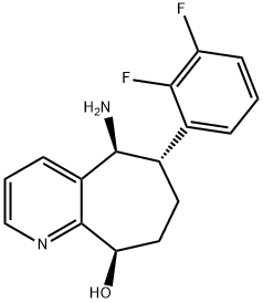 (5S,6S,9R)-5-amino-6-(2,3-difluorofenil)-6,7,8,9-tetrahidro-5H-ciclohepta[b]piridin-9-ol