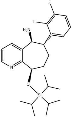 (5S,6S,9R)-6-(2,3-difluorofenil)-9-((triisopropilsilil)oxi)-6,7,8,9-tetrahidro-5H-ciclohepta[b]piridin-5-amina