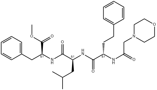 Éster metílico de (alfaS)-alfa-[[2-(4-morfolinil)acetil]amino]benzenobutanoil-L-leucil-L-fenilalanina