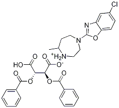 (R)-4-(5-clorobenzo[d]oxazol-2-il)-7-Metil-1,4-diazepan-1-iuM (2S,3S)-2,3-bis(benzoiloxi)-3- carboxipropanoato