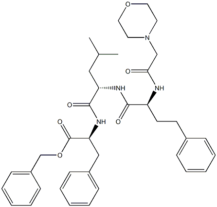 (S)-benzil 2-((S)-4-metil-2-((S)-2-(2-morfo lino acetamido)-4-fenilbutanamido)pentanamido)-3-fenilpropanoato