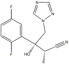 (αS,βR)-β-(2,5-Difluorofenil)-β-hidroxi-α-Metil-1H-1,2,4-triazol-1-butanonitrila