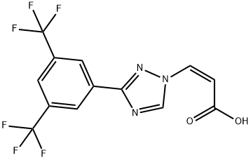 Ácido (Z)-3-(3-(3,5-bis(trifluorometil)fenil)-1H-1,2,4-triazol-1-il)acrílico