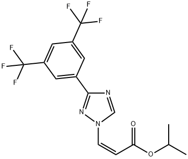 (Z)-isopropil 3-(3-(3,5-bis(trifluorometil)fenil)-1H-1,2,4-triazol-1-il)acrilato