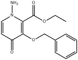 Éster etílico do ácido 1-amino-3-benziloxi-4-oxo-1,4-di-hidropiridina-2-carboxílico