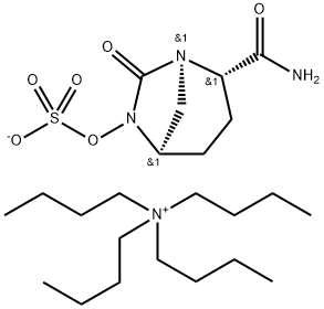 1-Butanamínio, N,N,N-tributil-, (1R,2S,5R)-2-(aminocarbonil)-7-oxo-1,6-diazabiciclo[3.2.1]oct-6-il sulfato