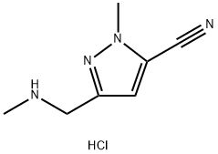Cloridrato de 1-metil-3-((metilamino)metil)-1H-pirazol-5-carbonitrila