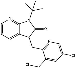 1-(tert-butil)-3-((5-cloro-3-(clorometil)piridin-2-il)metil)-1,3-di-hidro-2H-pirrolo[2,3-b]piridin-2- um