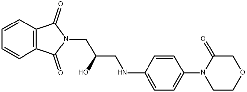 1H-ISOINDOL-1,3(2H)-DIONA, 2-[(2R)-2-HIDROXI-3-[[4-(3-OXO-4-MORFOLINIL)FENIL]AMINO]PROPIL]-