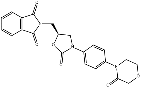 1h-isoindol-1,3(2h)-diona, 2-[[(5s)-2-oxo-3-[4-(3-oxo-4-morfolinil)fenil]-5-oxazolidinil]metil]-