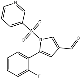 1H-Pirrole-3-carboxaldeído, 5-(2-fluorofenil)-1-(3-piridinilsulfonil)-