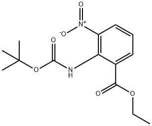 Éster etílico do ácido 2-[1,1-dimetil etil etoxi carbonil] amino-3-nitro benzóico