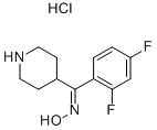 Cloridrato de 2,4-difluorofenil-(4-piperidinil)metanona oxima