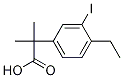 Ácido 2-(4-etil-3-iodofenil)-2-metilpropanoico