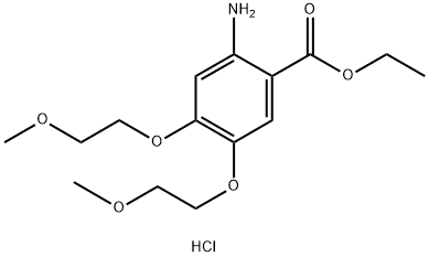Cloridrato de éster etílico do ácido 2-amino-4,5-bis(2-metoxietoxi)benzóico
