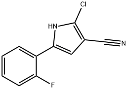 2-cloro-5-(2-fluorofenil)-1H-pirrol-3-carbonitrila
