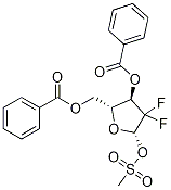 2-Desoxi-2,2-difluoro-D-ribofuranose-3,5-dibenzoato-1-metanossulfonato