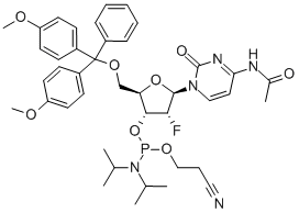2'-Fluoro-N4-acetil-5'-O-(4,4'-dimetoxitritil)-2'-Desoxicitidina-3'-CE-Fosforamidita