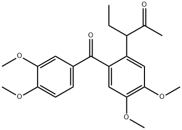 3-[2-(3,4-dimetoxibenzoil)-4,5-dimetoxifenil]pentan-2-ona