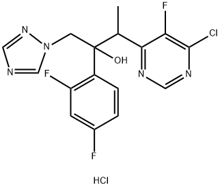 Cloridrato de 3-(6-Cloro-5-fluoropirimidin-4-il)-2-(2,4-difluorofenil)-1-(1H-1,2,4-triazol-1-il)butan-2-ol