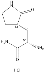3-pirrolidinapropanamida, α-amino-2-oxo-, cloridrato