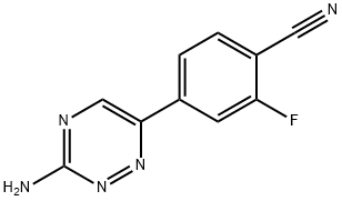 4-(3-AMINO-1,2,4-TRIAZINA-6-IL)-2-FLUOROBENZONITRILA