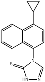 4-(4-ciclopropilnaftalen-1-il)-1H-1,2,4-triazol-5(4H)-tiona