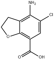 Ácido 4-amino-5-cloro-2,3-di-hidro-7-benzofurancarboxílico