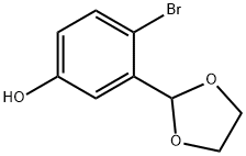 4-bromo-3-(1,3-dioxolan-2-il)fenol