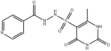 Ácido 4-piridinocarboxílico, 2-[(1,2,3,4-tetrahidro-6-metil-2,4-dioxo-5-pirimidinil)sulfonil]hidrazida