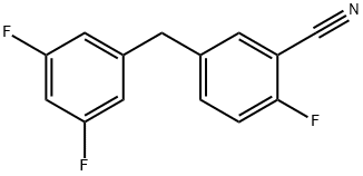 5-(3,5-difluorobenzil)-2-fluorobenzonitrila