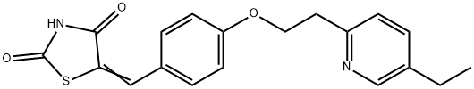 5-{4-[2-(5-Etil-2-piridinil)etoxil]benzildeno}-2,4-tiazolidinediona