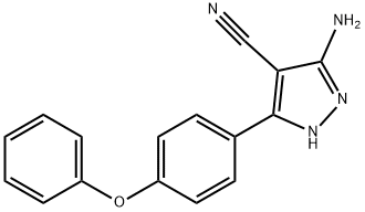 5-aMino-3-(4-fenoxifenil)-1H-pirazol-4-carbonitrila